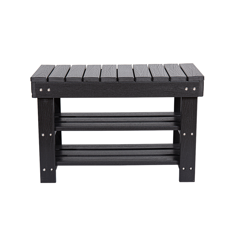 세련된 블랙 HDPE 3단 롱 테이블